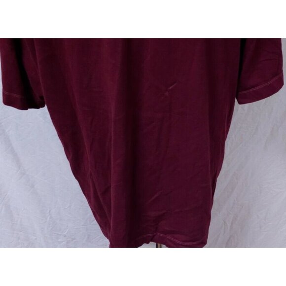 American Crusader Mens Medium Red Short Sleeve Comfort Utility Work Polo Shirt - Picture 9 of 10